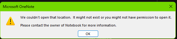 Microsoft OneNote for Microsoft 365 not allowing two different accounts ...