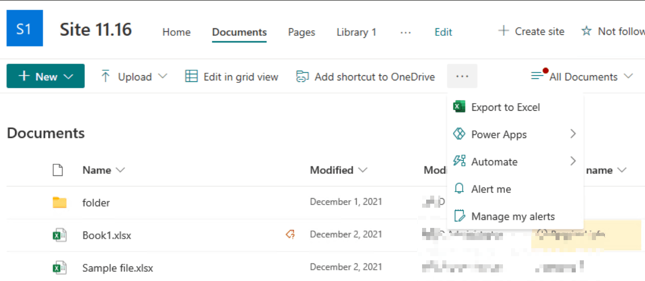 SharePoint Communication Site - Documents library missing 