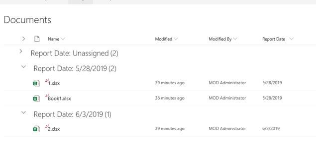 SharePoint Online Library View Grouping - Bugs - Microsoft Q&A