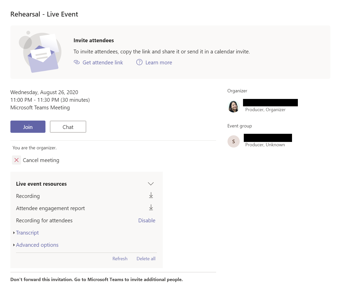 Teams Live Event recording missing - Microsoft Q&A