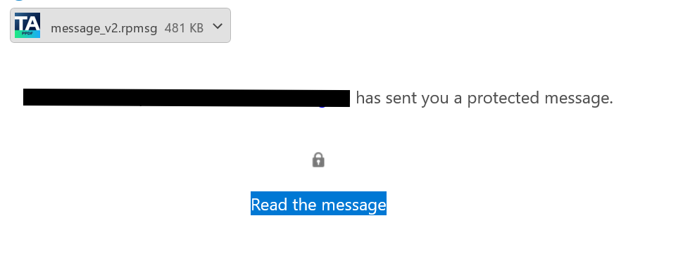 Unable to open encrypted emails 