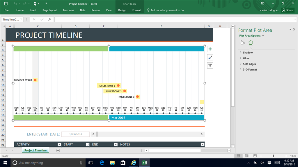 project timeline template - Microsoft Q&A