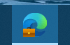 What does the suitcase part of the Microsoft Edge icon pinned to the ...