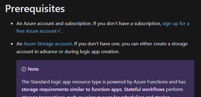 unable to create a standard logic app in free subscription. - Microsoft Q&A