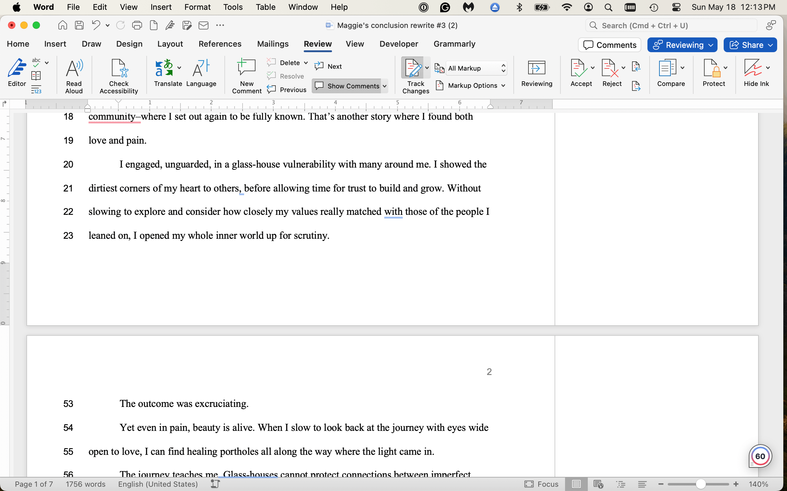 Non-sequential Line Numbering when shifting between Simple Markup and ...