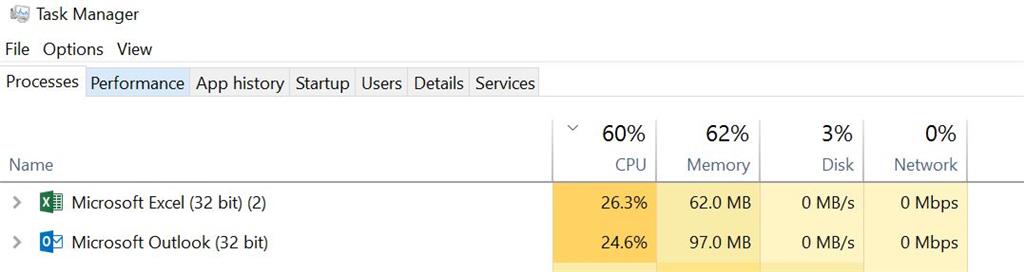 High CPU Usage After upgrade to Office 365 2016 - Microsoft Q&A