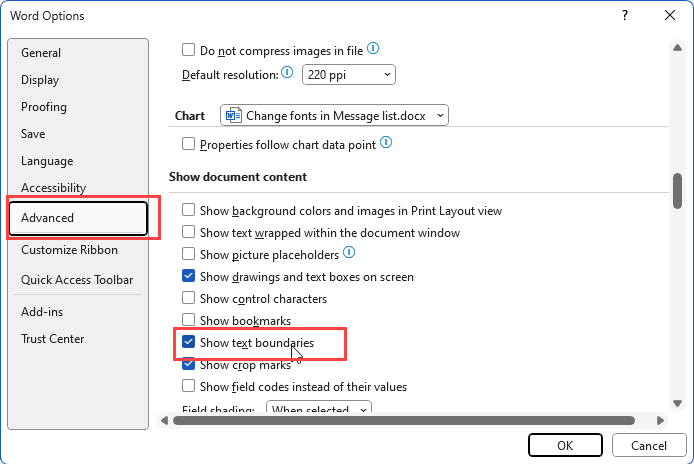 How do I eliminate the wavy lines between paragraphs in Office 365 Word ...