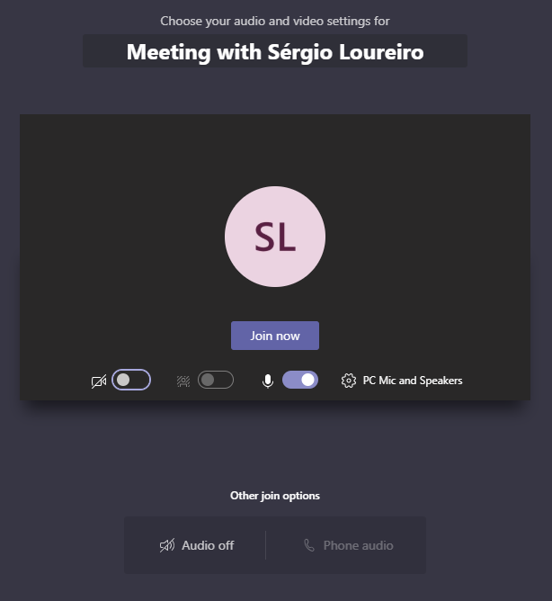 microsoft teams set background outside of call