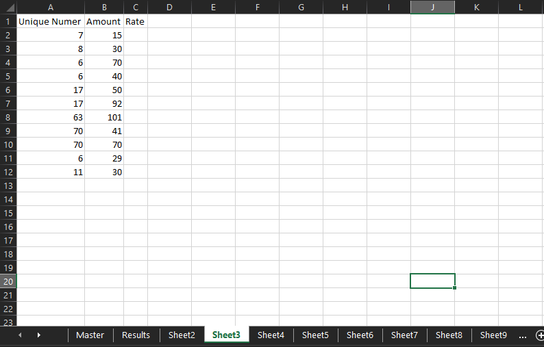 Analysis of data as per sheet name in mastersheet - Microsoft Q&A