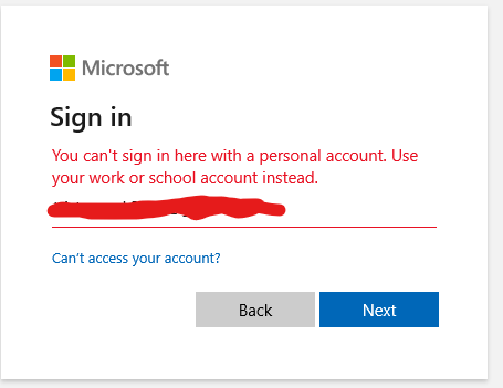Cant change password because of an old school account - Microsoft Q&A