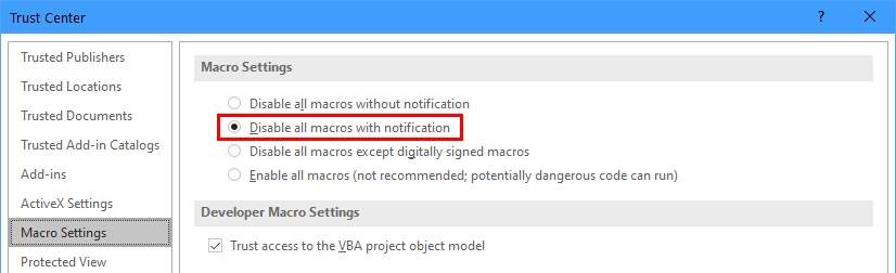 Enabling my own macros after migrating to new computer - Microsoft Q&A