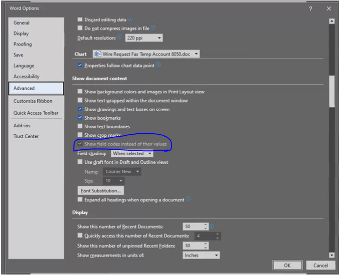 Cannot view data from Word documents or possibly edit either ...