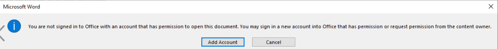 Rights Management feature - Microsoft Q&A