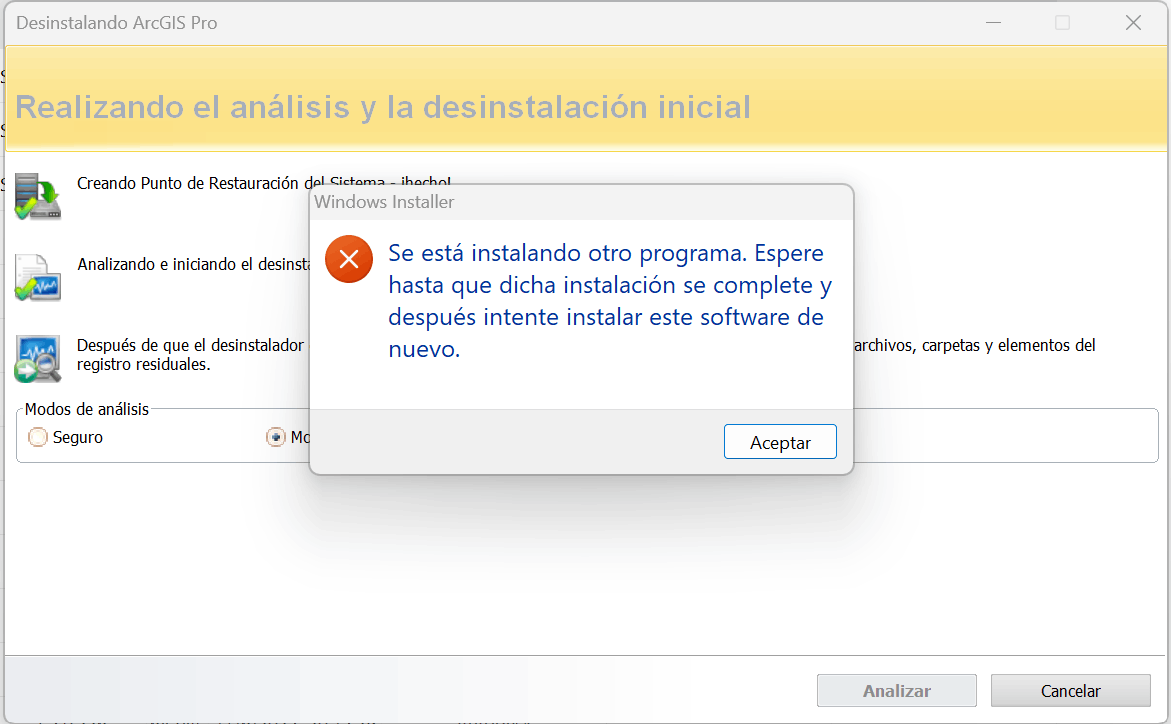 Windows Install Server not responding al tratar de desinstalar un ...