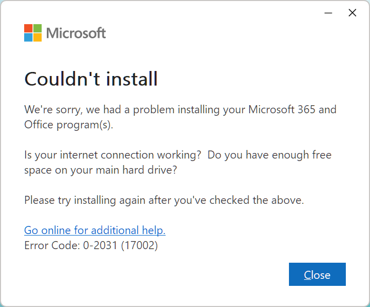 MS Office was 