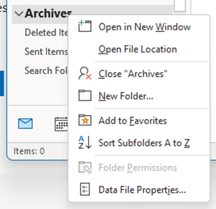 How to manage the email group section on the outlook side bar ...
