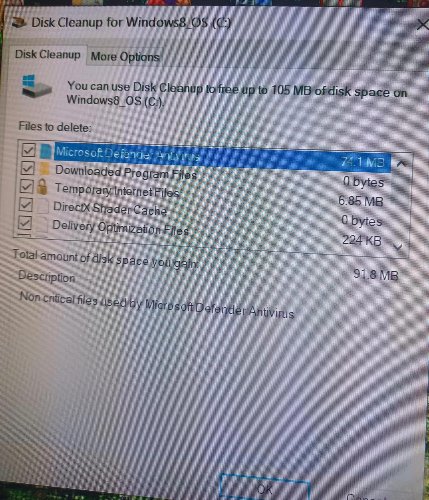 Disk Cleanup