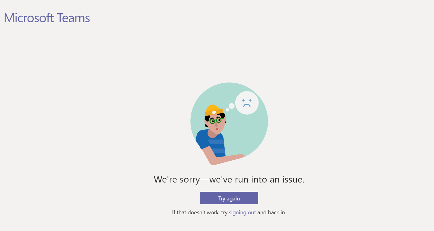 Teams will not open on the Desktop or via the Web - Microsoft Q&A