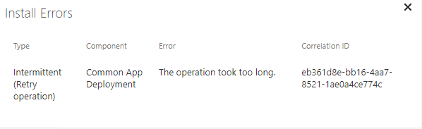 Not able to install/deploy app in SharePoint Online - Microsoft Q&A