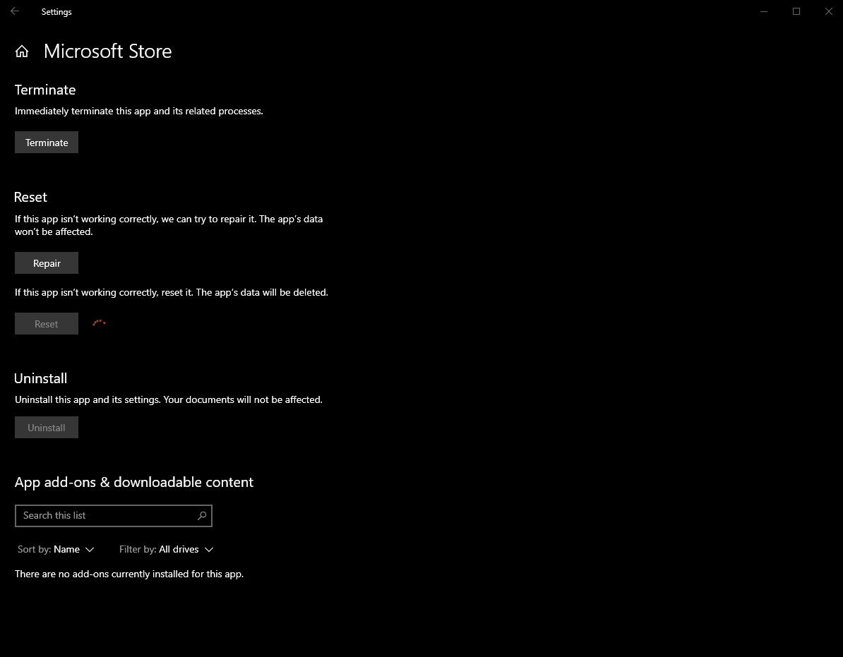 problem with microsoft store account xbox app