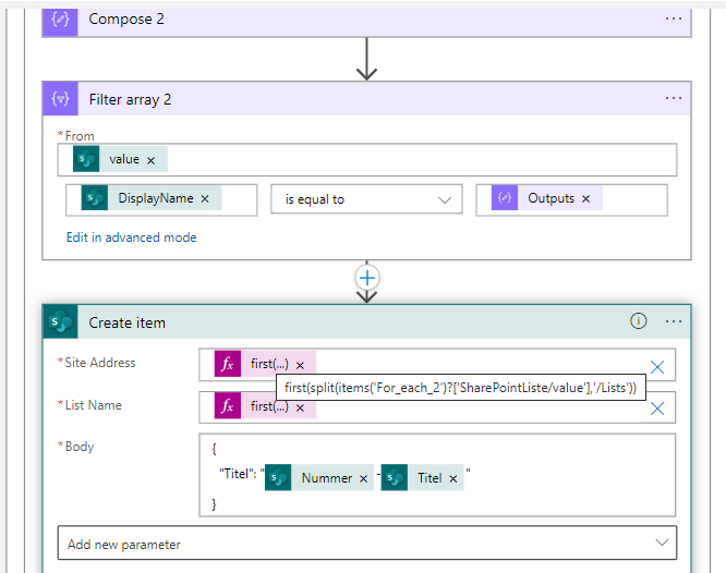 Copy files to SharePoint list in another SharePoint site based on a ...