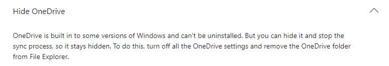 Cannot uninstall or install onedrive - Microsoft Q&A