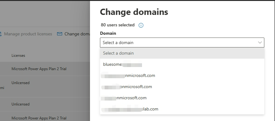 How to change in domain name in email - Microsoft Q&A