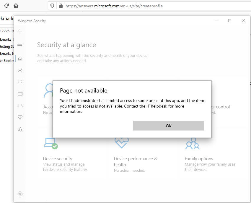 WINDOWS DEFENDER IS NOT WORKING ON MY COMPUTER - Microsoft Q&A
