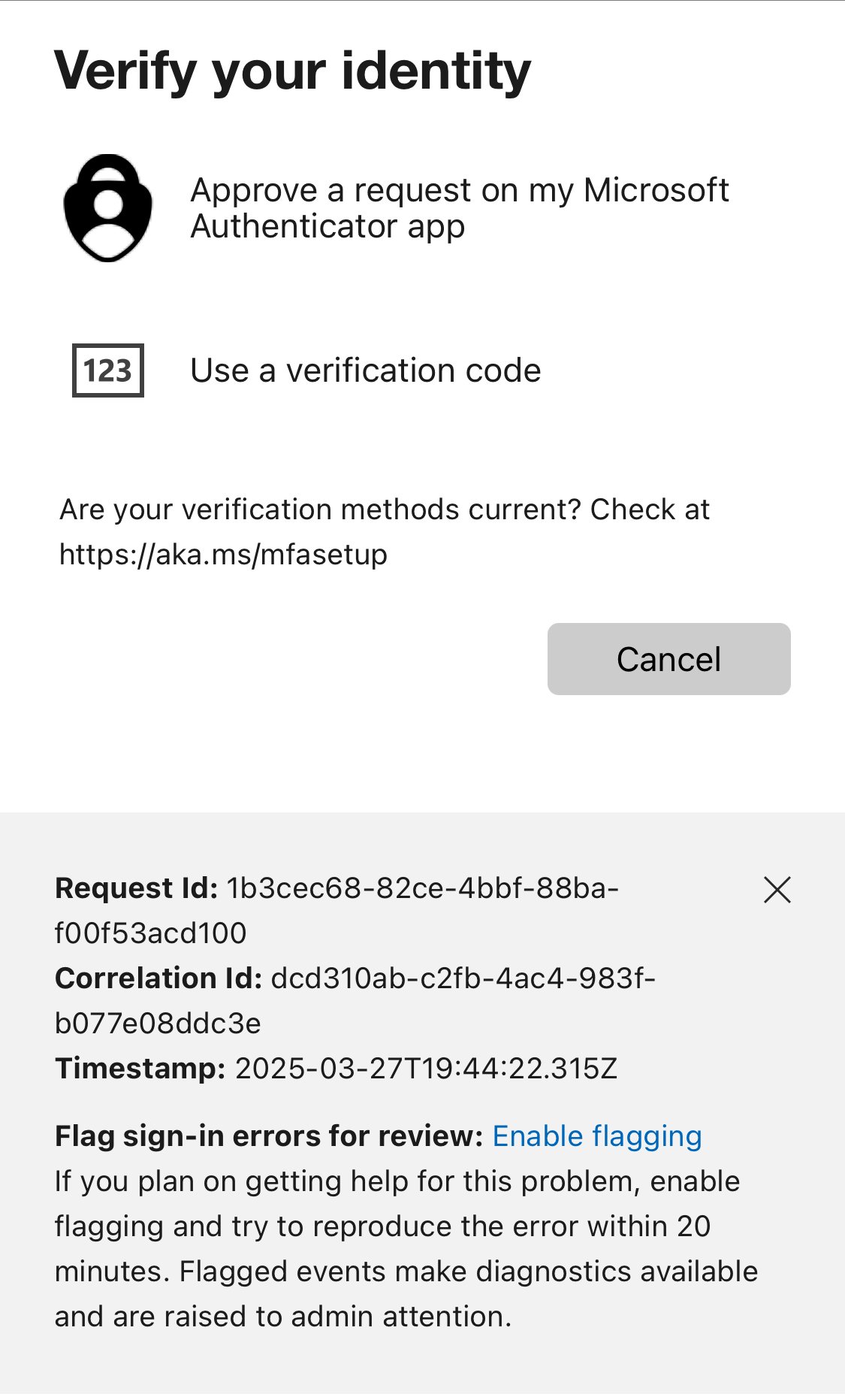 Cannot log into MS account without Authenticator--but can't log into ...