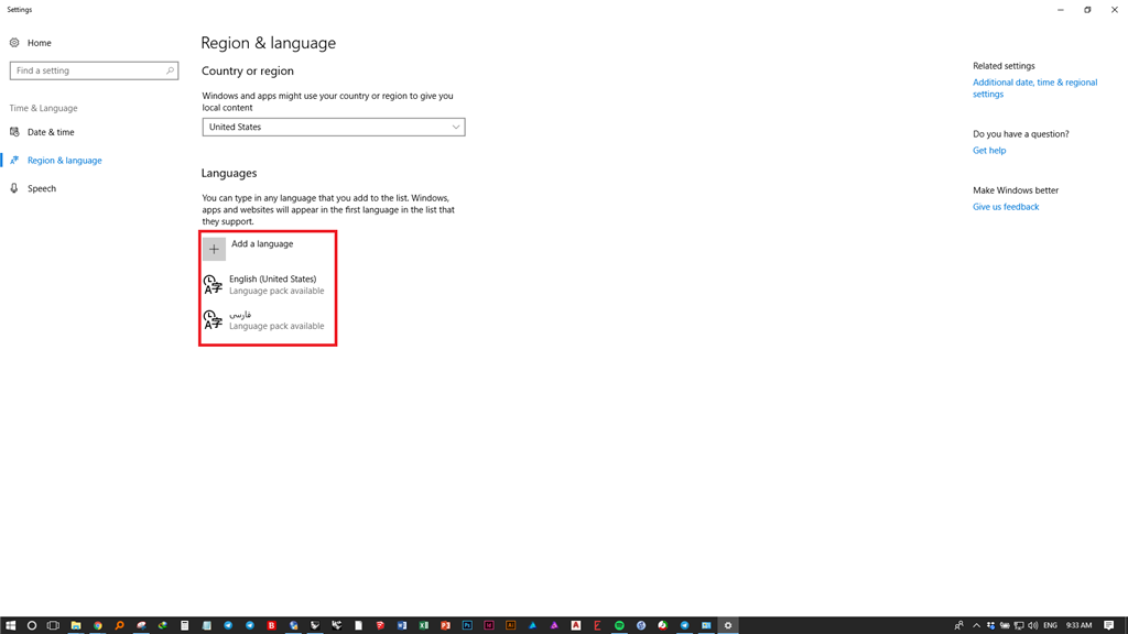 Keyboard Layout added to the Taskbar Automatically but not Shown on ...