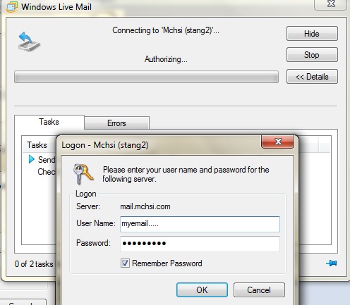 Can not send emails with mail.mchsi.com. I can receive but not send ...