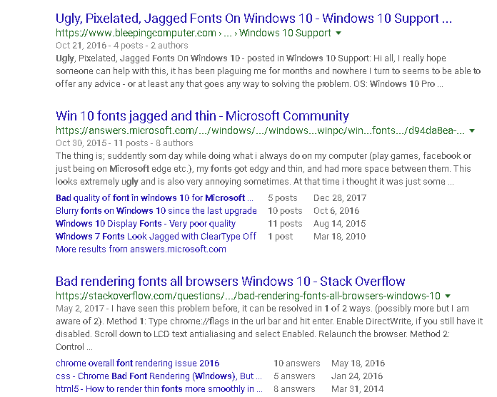 System font looks horrible after latest update - Microsoft Q&A