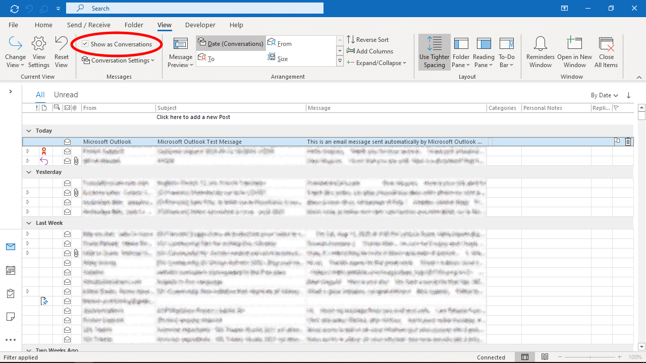 Editing Outlook text columns in Conversations view - Microsoft Q&A