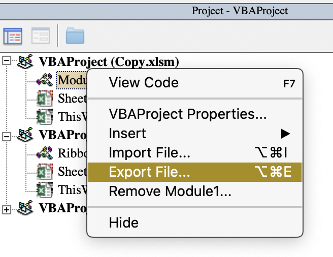 Excel for Mac trouble with VBA macros - Microsoft Q&A