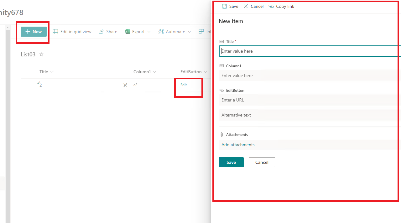 How do I have the edit item button open a different form? - Microsoft Q&A