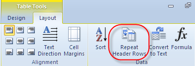 Can you repeat 2 rows of a table over pages? - Microsoft Q&A