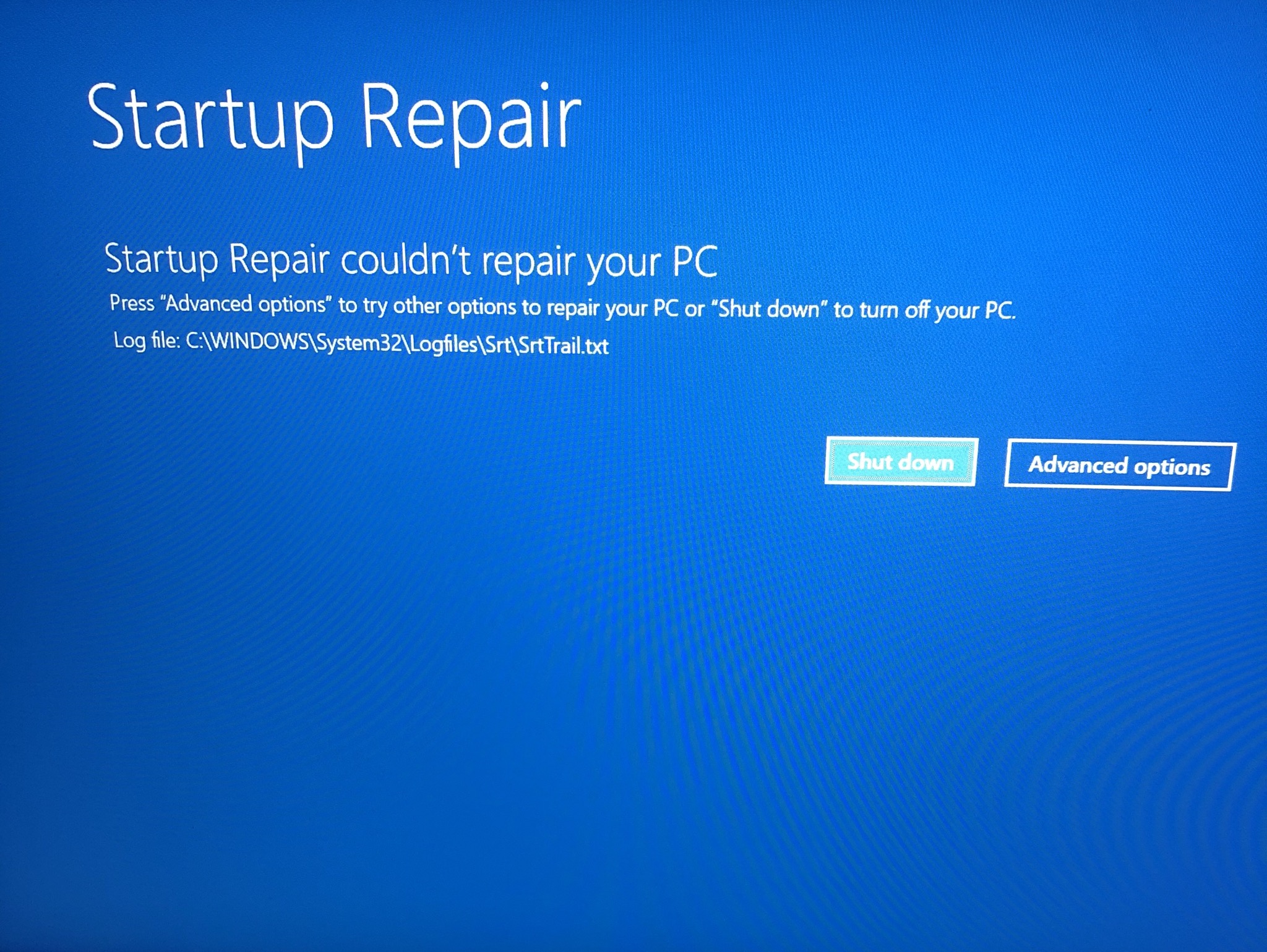Stuck in a blue screen loop - Microsoft Q&A
