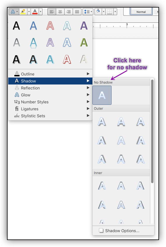 Shadowed Word Printing Issues - Microsoft Q&A