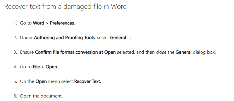 Microsoft 365 Word won't save docs and freezes - Microsoft Q&A