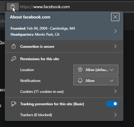 Facebook notifications - Microsoft Q&A