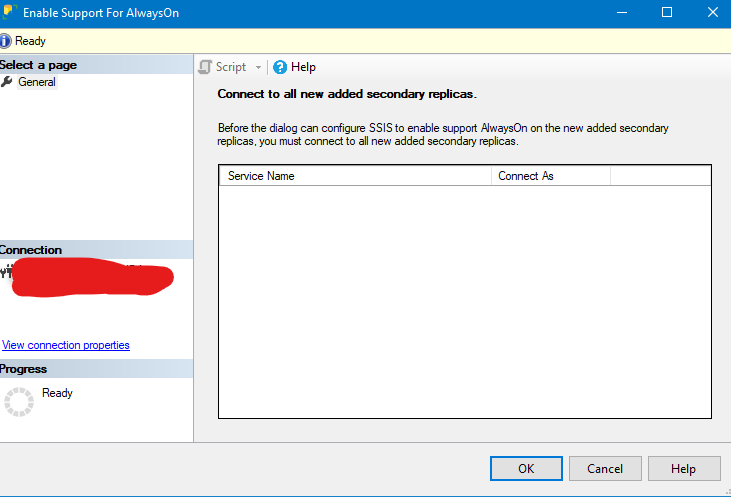 Enable Always On Support for SSIS Not Working in SSMS - Microsoft Q&A