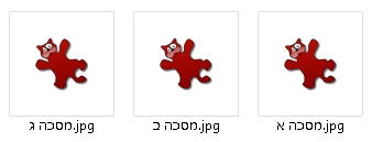 אייקון במקום תמונה