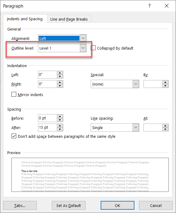 Title Style and accessibility - Microsoft Q&A