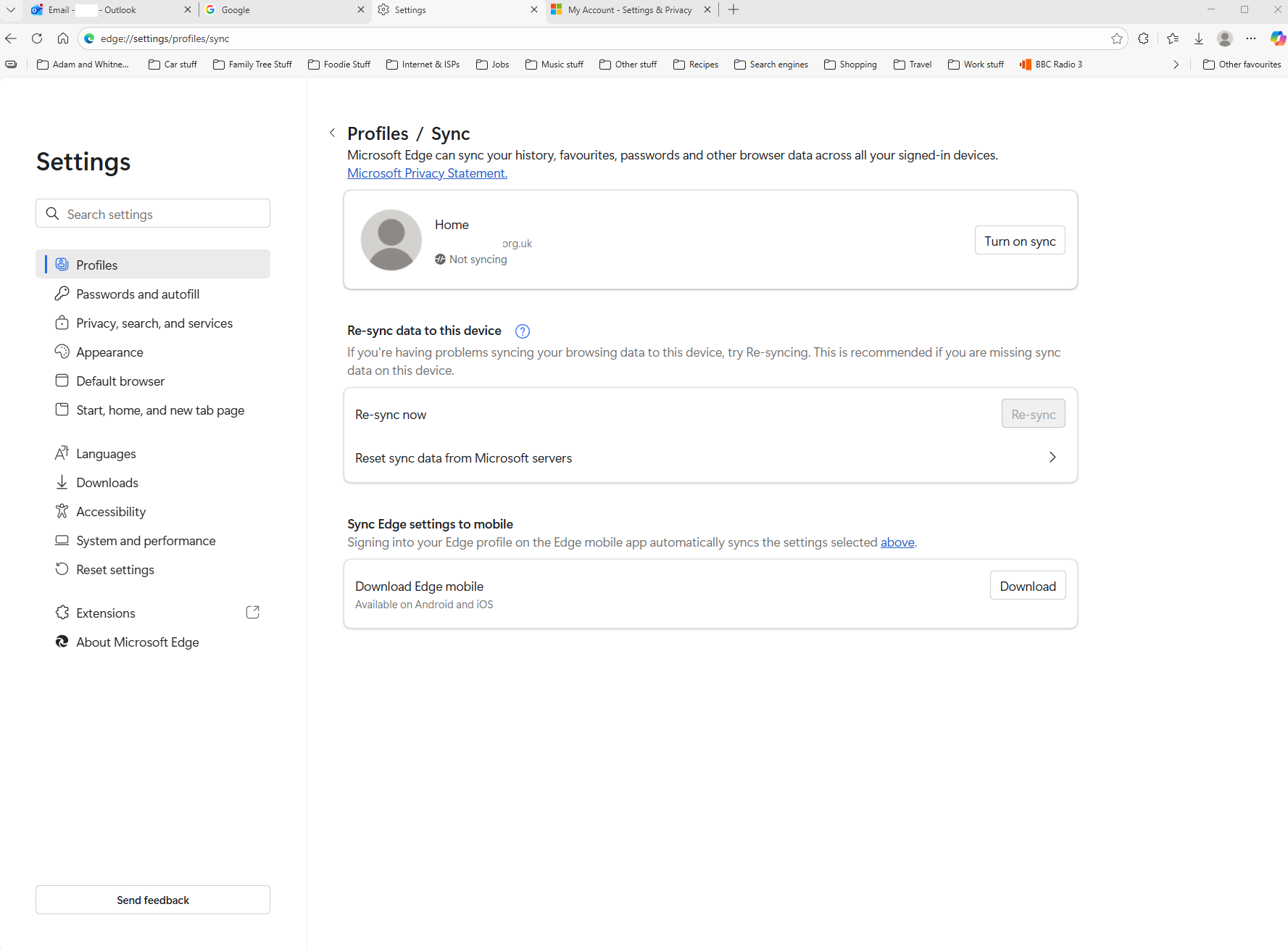 How to make Edge autofill email addresses and other details - Microsoft Q&A