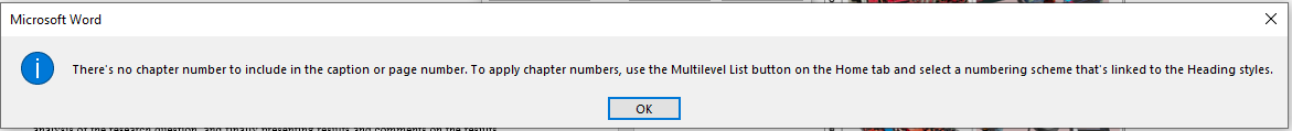 Error! No text of specified style in document. Please help - Microsoft Q&A