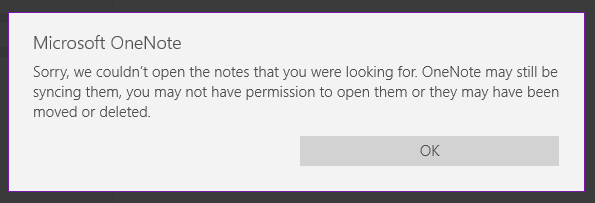 Cannot Load Content of OneNote - Microsoft Q&A