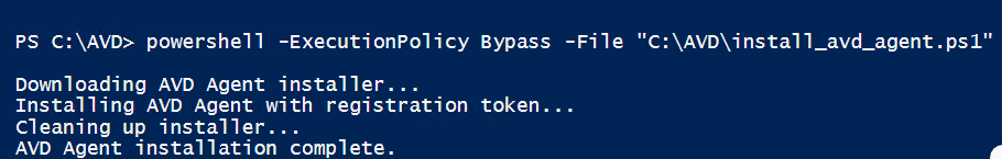 Installing AVD Agent and Bootloader on VM - Microsoft Q&A