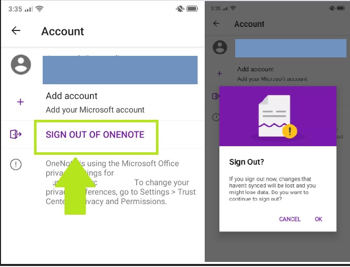 ONENOTE PAGE NOT OPENING ON ANDROID TAB - Microsoft Q&A