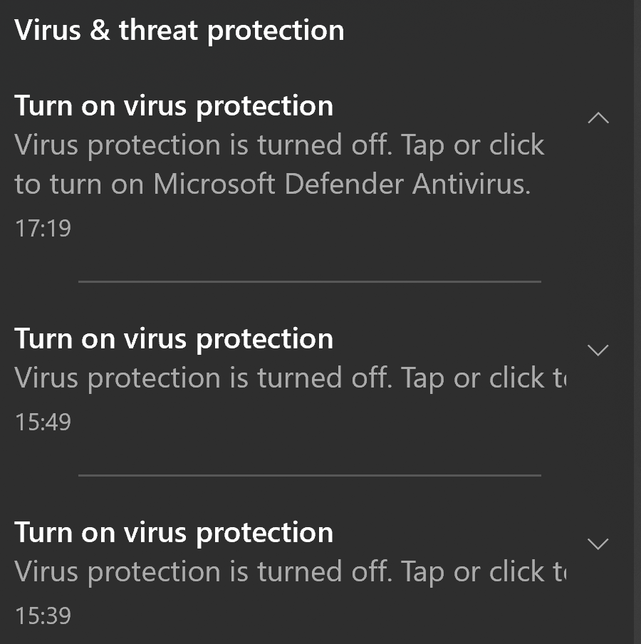 Defender not working and defender update install getting error ...