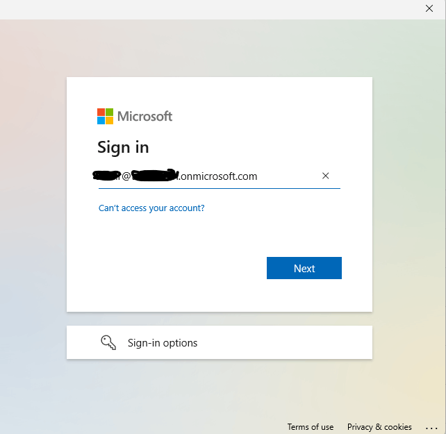 Receiving prompt to sign in using other account - Microsoft Q&A